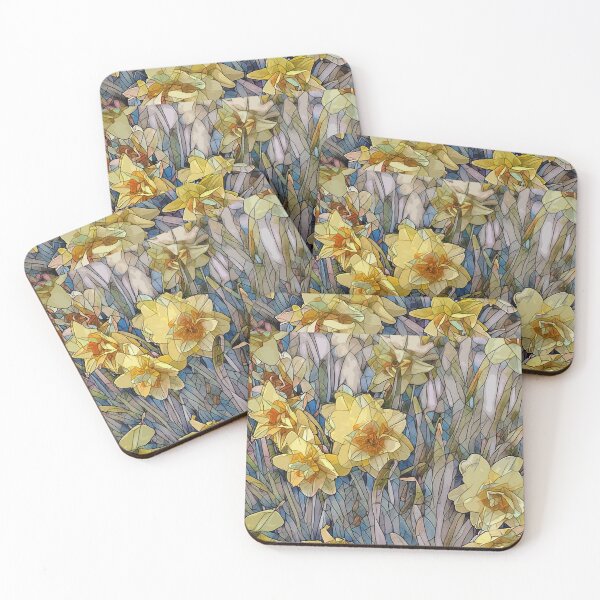 Item preview, Sabrina Farmer Art - Daffodils Mosaic designed and sold by sabrinart42.
