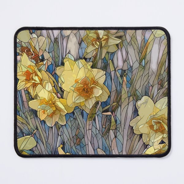 Item preview, Sabrina Farmer Art - Daffodils Mosaic designed and sold by sabrinart42.