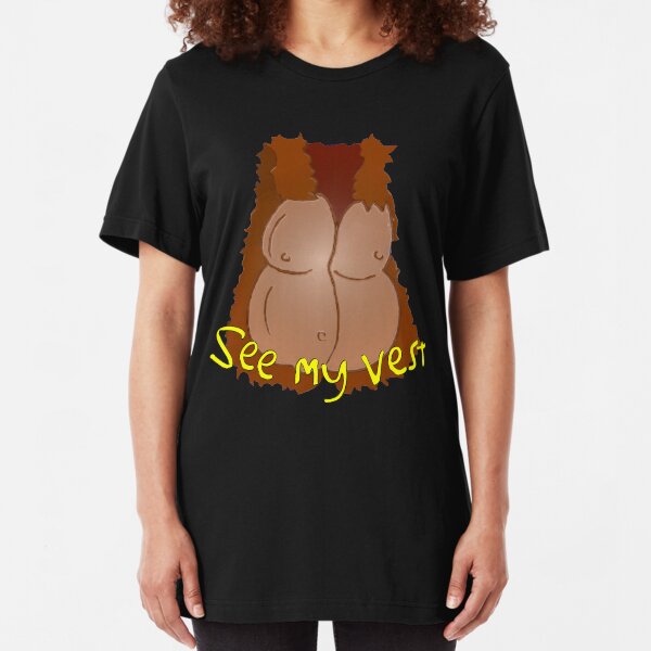 See my Vest Slim Fit T-Shirt