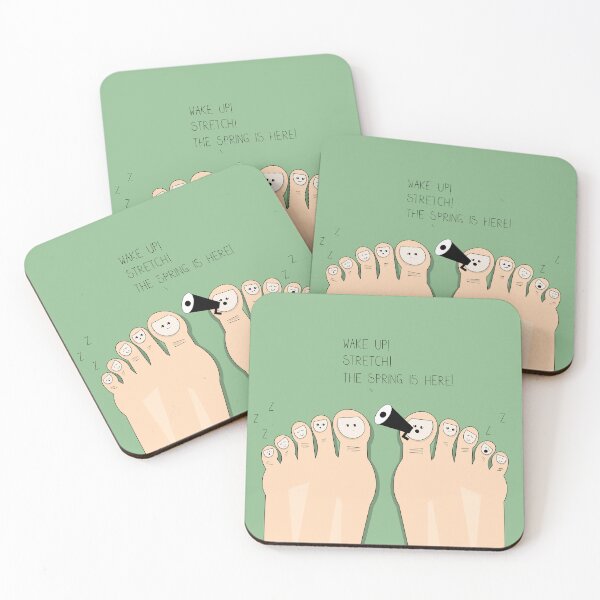 Item preview, Sleepy feet on a first day of spring designed and sold by SooperYela.