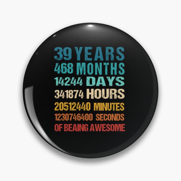 Item preview, 39th Birthday Dad and Mom Shirt 49 Years Old Being Awesome T-Shirt, Gift for birthday party designed and sold by Tidasse ⭐⭐⭐⭐⭐.