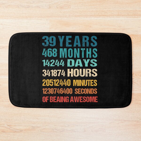Item preview, 39th Birthday Dad and Mom Shirt 49 Years Old Being Awesome T-Shirt, Gift for birthday party designed and sold by Tidasse ⭐⭐⭐⭐⭐.
