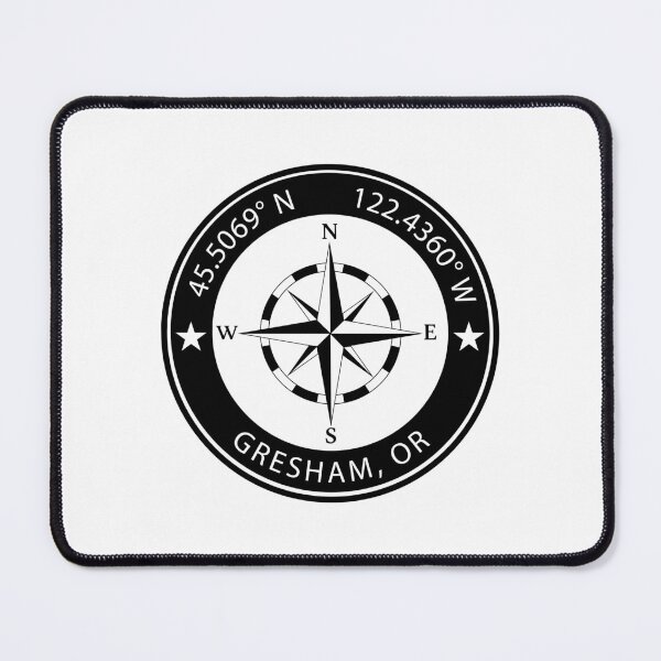 Item preview, Gresham, Oregon Geographical Coordinates designed and sold by TeeOhGraphics.
