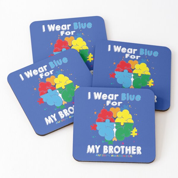 Item preview, I Wear Blue For My Brother Autism Awareness designed and sold by MqHStore.