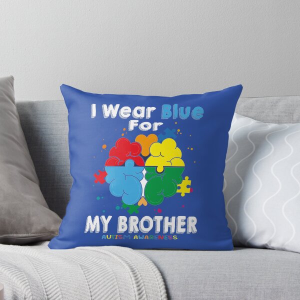 Item preview, I Wear Blue For My Brother Autism Awareness designed and sold by MqHStore.