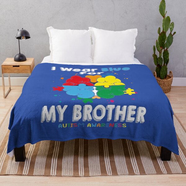 Item preview, I Wear Blue For My Brother Autism Awareness designed and sold by MqHStore.