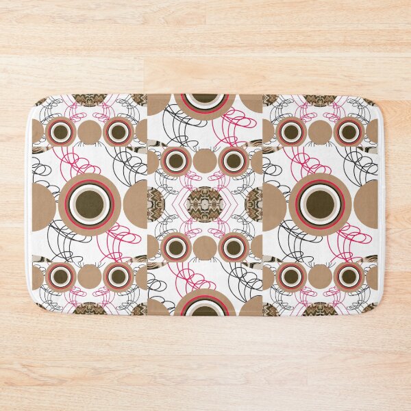 Item preview, Repeating Graphic Pattern | Natural Colors Modern Design | Seamless Pattern | "Inner Circles" designed and sold by The Bubble 1307.