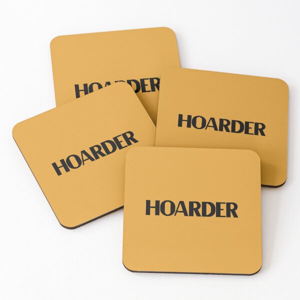 Item preview, Hoarder - Bold Black Text designed and sold by Chubuter.