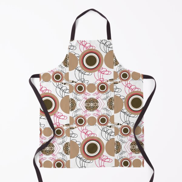 Item preview, Repeating Graphic Pattern | Natural Colors Modern Design | Seamless Pattern | "Inner Circles" designed and sold by The Bubble 1307.