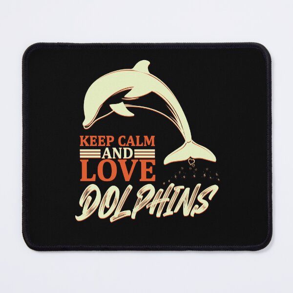 Item preview, Keep calm and love dolphins designed and sold by TipTopTapo.