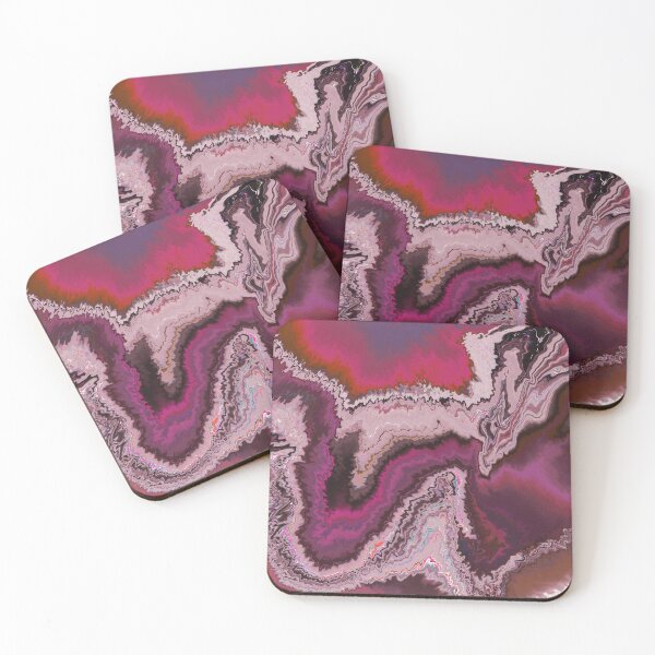 Item preview, pink purple trippy abstract designed and sold by Quoppidou.