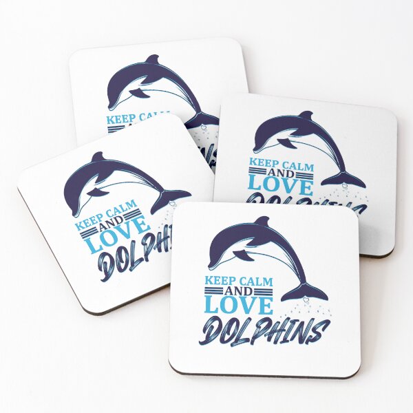 Item preview, Keep calm and love dolphins  designed and sold by TipTopTapo.