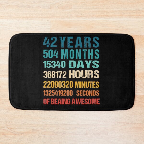 Item preview, 42nd Birthday Dad and Mom Shirt 42 Years Old Being Awesome T-Shirt, Gift for birthday party designed and sold by Tidasse ⭐⭐⭐⭐⭐.