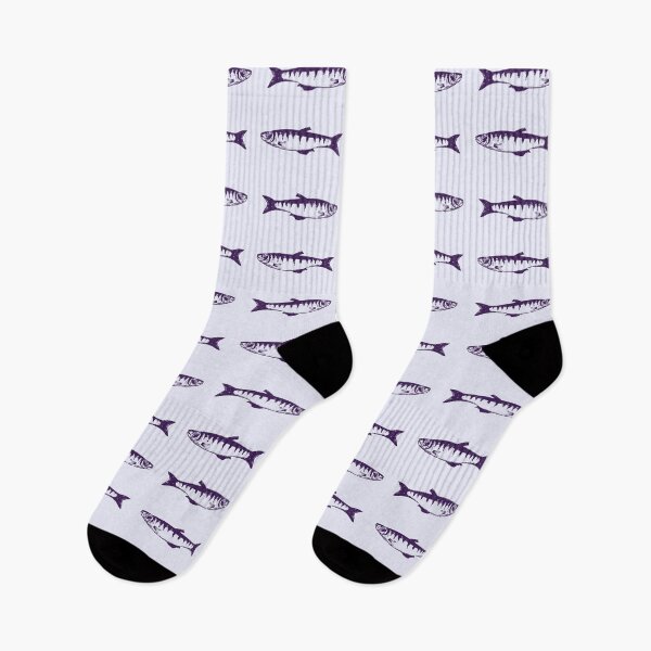 Item preview, Purple fish pattern designed and sold by Thegentleshop.