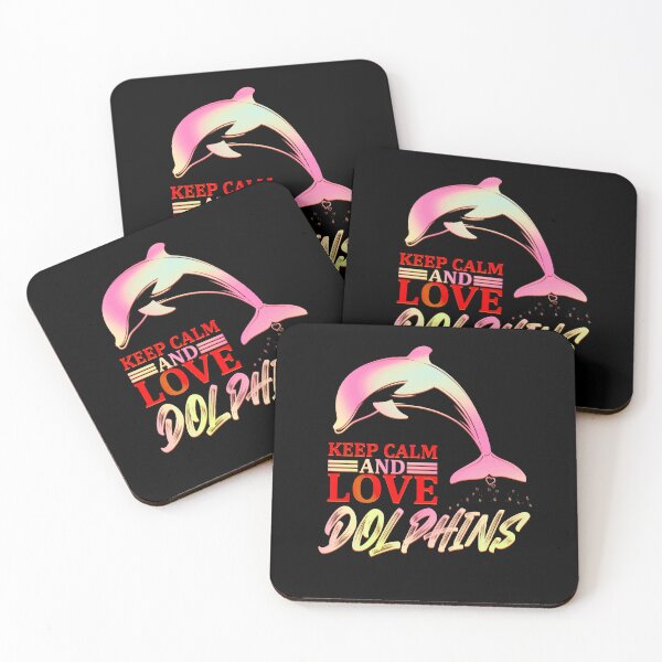 Item preview, Keep calm and love dolphins  designed and sold by TipTopTapo.