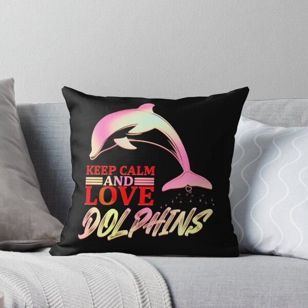 Item preview, Keep calm and love dolphins  designed and sold by TipTopTapo.