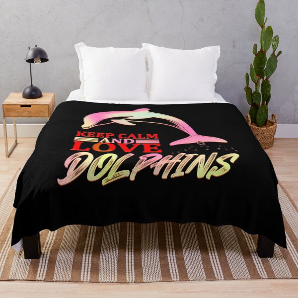 Item preview, Keep calm and love dolphins designed and sold by TipTopTapo.