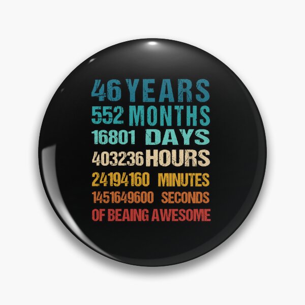 Item preview, 46th  Birthday Dad and Mom Shirt 46 Years Old Being Awesome T-Shirt, Gift for birthday party designed and sold by Tidasse ⭐⭐⭐⭐⭐.