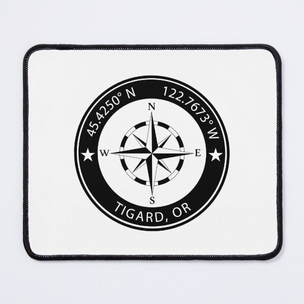 Item preview, Tigard, Oregon Geographical Coordinates designed and sold by TeeOhGraphics.
