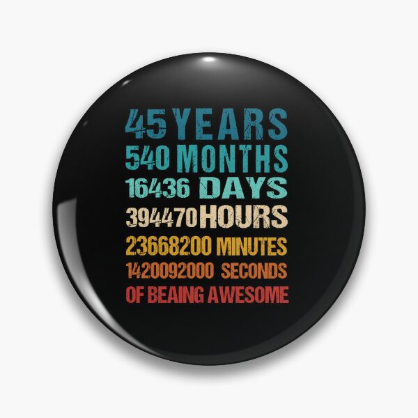 Item preview, 45th  Birthday Dad and Mom Shirt 45 Years Old Being Awesome T-Shirt, Gift for birthday party designed and sold by Tidasse ⭐⭐⭐⭐⭐.
