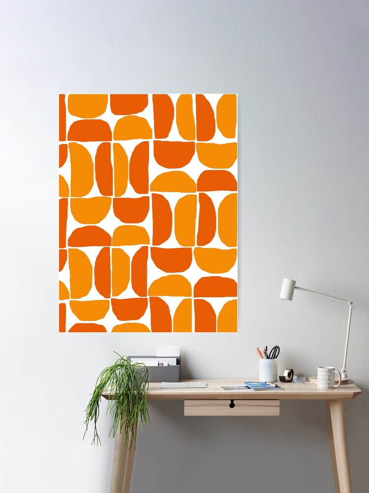 Quadro Moderno LIGHT ORANGE Stile Nordico Scandinavo MINIMAL