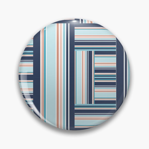 Item preview, Striped Pattern Block | Abstract Design | Modern Seamless Pattern | "Stripes of Blue" designed and sold by The Bubble 1307.