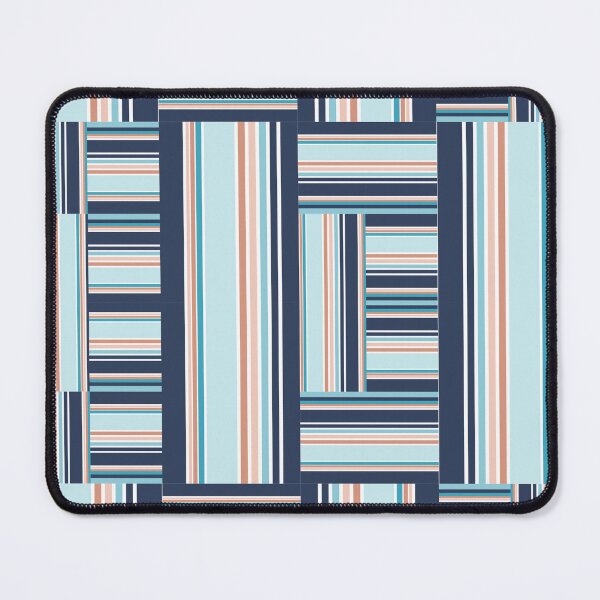Item preview, Striped Pattern Block | Abstract Design | Modern Seamless Pattern | "Stripes of Blue" designed and sold by The Bubble 1307.
