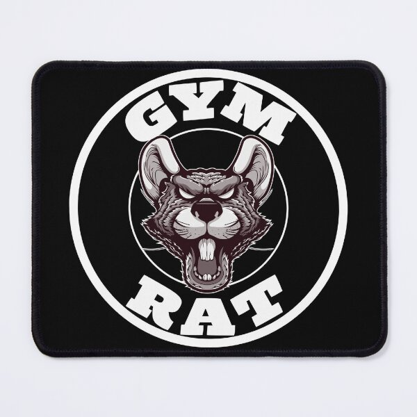 Item preview, Gym Rat Workout Gym Fitness designed and sold by LaughingHorseCo.