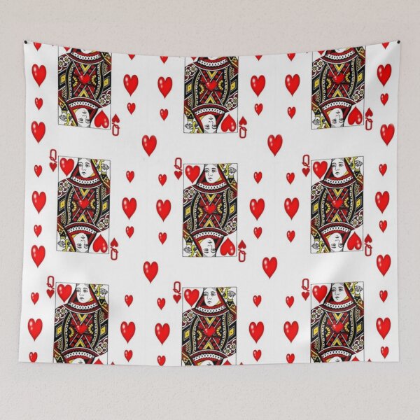 Item preview, CASINO CARDS RED QUEEN OF HEARTS DESIGN designed and sold by sharlesart.