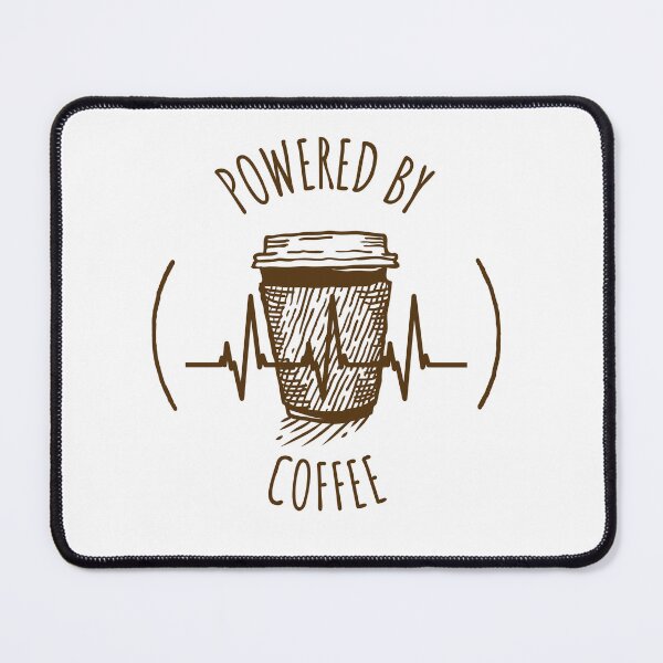 Item preview, Powered by Coffee designed and sold by tshirtprintbar.