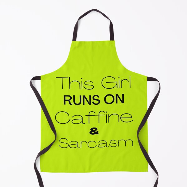 Item preview, This Girl Runs On Caffine & Sarcasm designed and sold by Targa none.