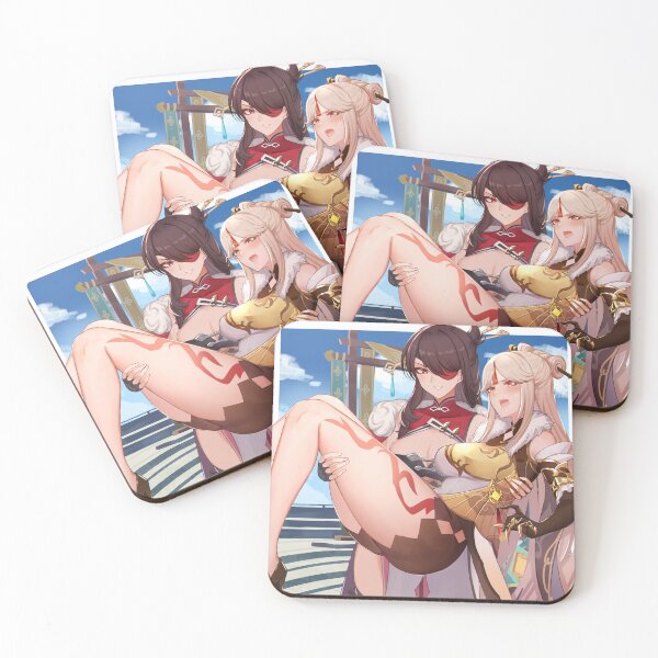 Item preview, Beiguang / Ship Genshin Impact Beidou and Ningguang designed and sold by Ecchi Girls Love.