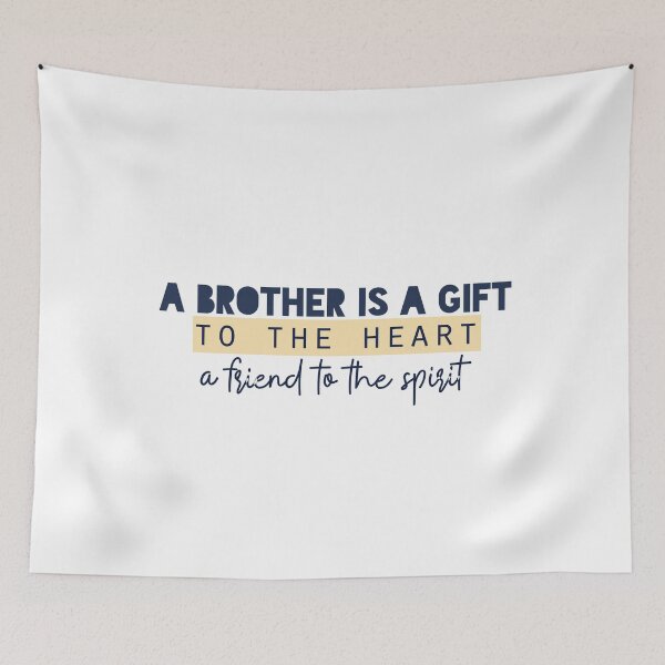 Item preview, A brother is a gift to the heart, a friend to the spirit designed and sold by Badrart.