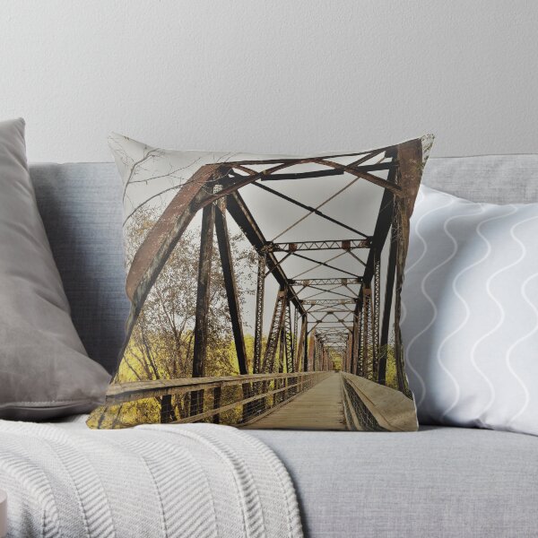 Where Time Went By Throw Pillow