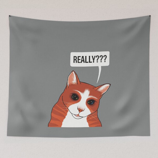 Item preview, Really? Cute Ginger cat watching you a bit worried designed and sold by marina63.