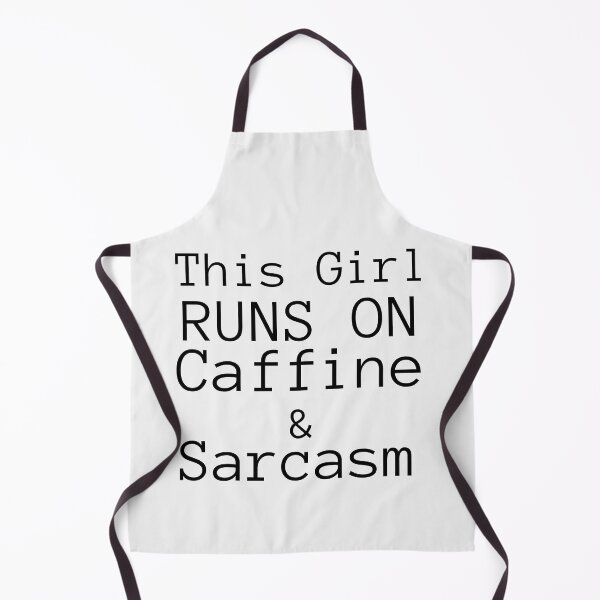 Item preview, Copy of funny This Girl Runs On Caffine & Sarcasm designed and sold by Targa none.