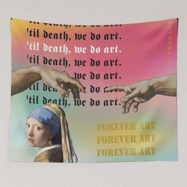 Item preview, 'Til Death, we do art. Forever Art. the creation of Adam.  designed and sold by TZBINOU.