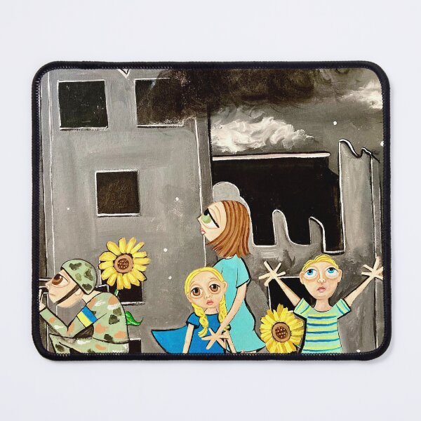 Item preview, the nightingale sings for Ukraine designed and sold by juliet-paints.