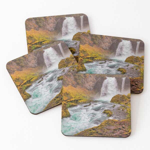 Item preview, Sahalie Falls Canvas Print | Scenic Oregon Waterfall Wall Art & Prints, by DAM Creative,  designed and sold by DAM Creative ⭐⭐⭐⭐⭐.