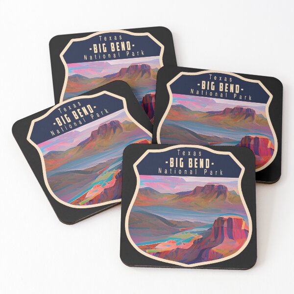 Item preview, Badge Bend National Park Texas Travel designed and sold by CattlettArt.