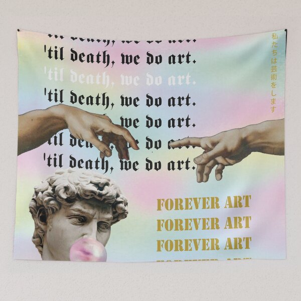 Item preview,  'Til Death, we do art. Forever Art.  designed and sold by TZBINOU.