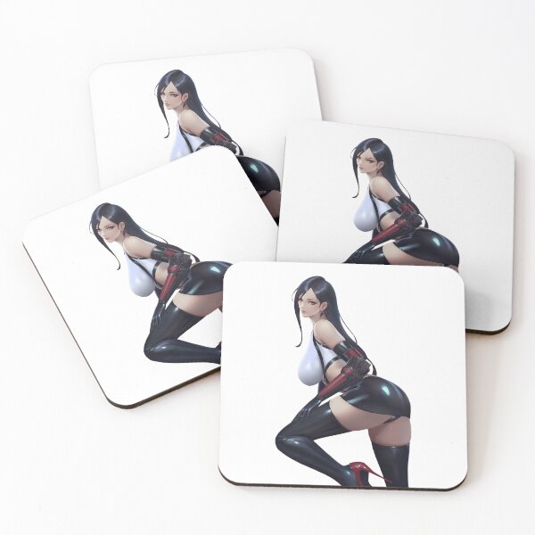 Item preview, Final Fantasy VII: Tifa Lockhart hot Black Latex designed and sold by Ecchi Girls Love.