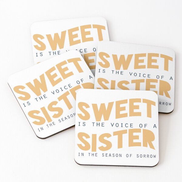 Item preview, Sweet is the voice of a sister in the season of sorrow designed and sold by Badrart.