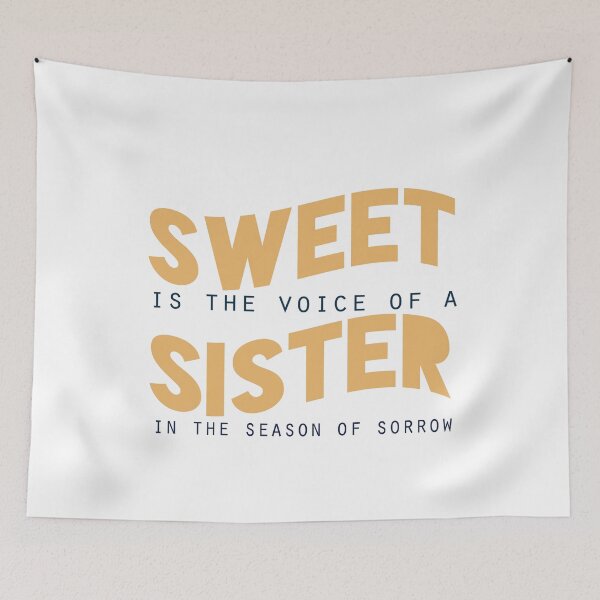 Item preview, Sweet is the voice of a sister in the season of sorrow designed and sold by Badrart.