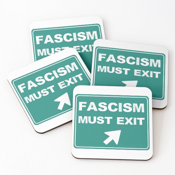 Item preview, Fascism must Exit designed and sold by PromoteProgress.