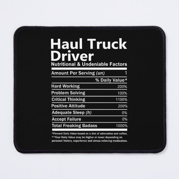 Item preview, Haul Truck Driver T Shirt - Nutritional And Undeniable Factors Gift Item Tee designed and sold by averiarnol.