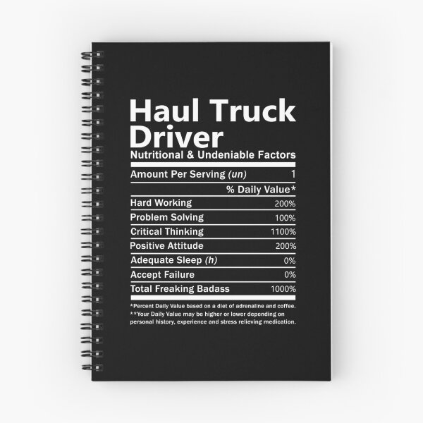 Item preview, Haul Truck Driver T Shirt - Nutritional And Undeniable Factors Gift Item Tee designed and sold by averiarnol.