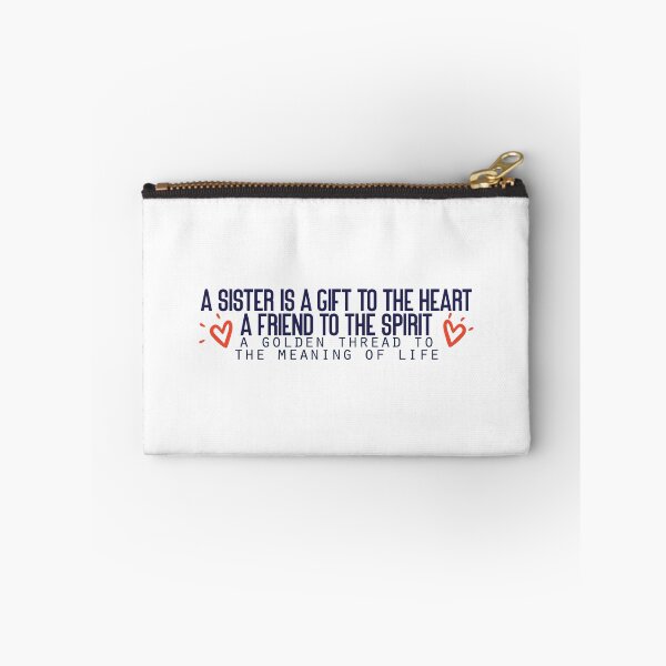 Item preview, A sister is a gift to the heart, a friend to the spirit, a golden thread to the meaning of life designed and sold by Badrart.