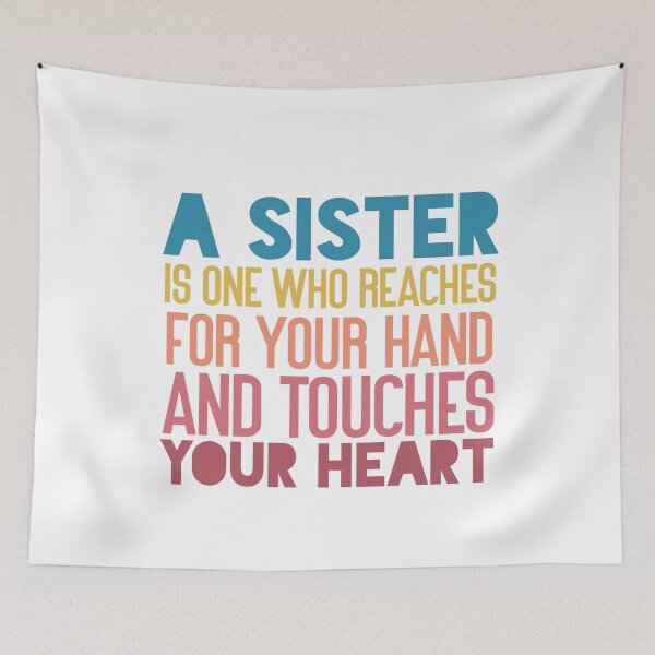 Item preview, A sister is one who reaches for your hand and touches your heart designed and sold by Badrart.