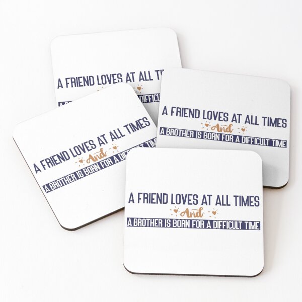 Item preview, A friend loves at all times, and a brother is born for a difficult time designed and sold by Badrart.